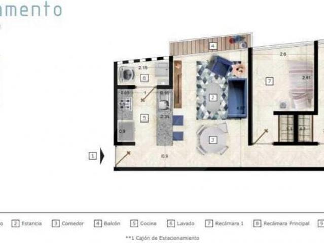 Departamento en venta en Ajusco