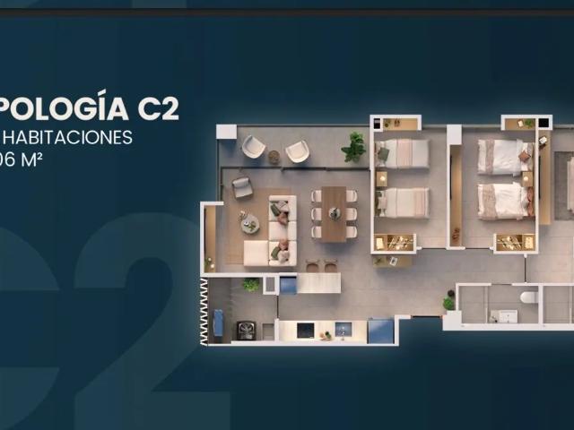 Departamento en Venta en AURA