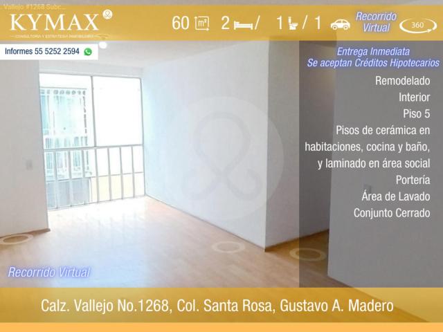 Departamento en Venta en Gustavo A. Madero, CDMX Unidad Habitacional Joyas Vallejo