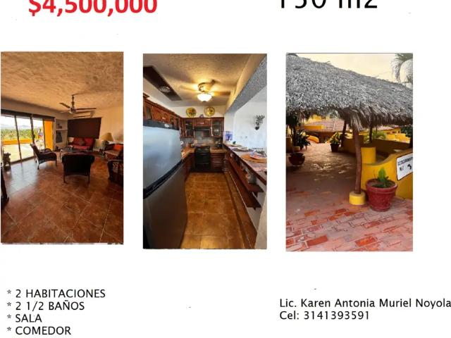 Departamento en venta en Ejidal Miramar, Manzanillo, Colima