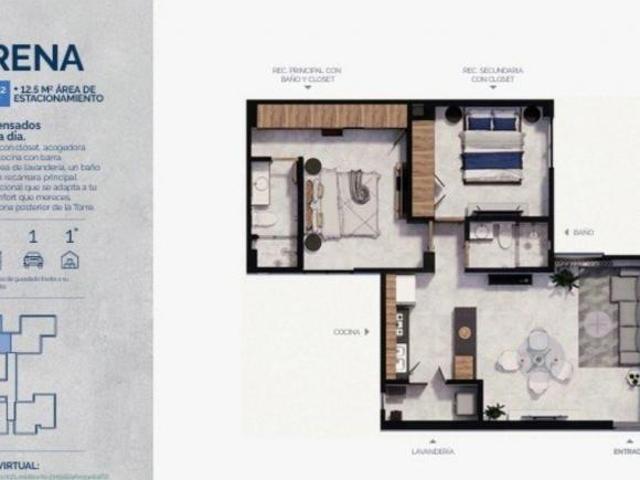 DEPARTAMENTO EN VENTA EN EL SUR DE LA CIUDAD EN TORRE MARTELL