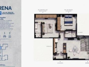 DEPARTAMENTO EN VENTA EN EL SUR DE LA CIUDAD EN TORRE MARTELL