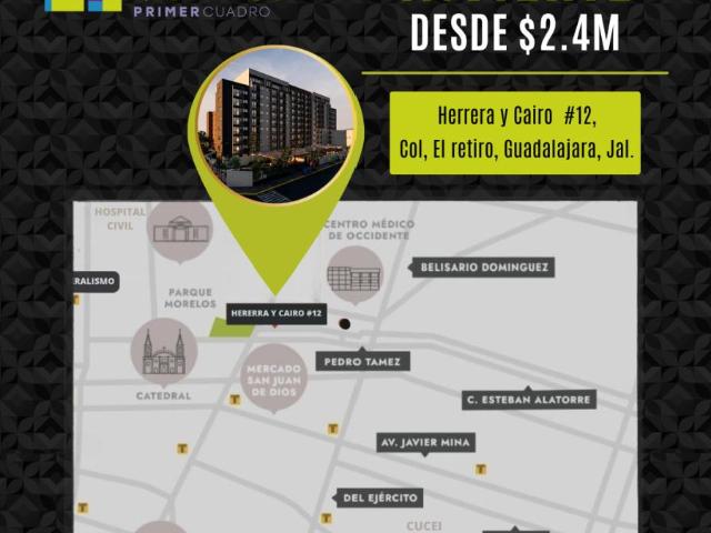 Departamento en venta en El Retiro, Guadalajara, Jalisco