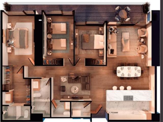 Departamento en venta en Fuentes del Pedregal en Ciudad de M?xico
