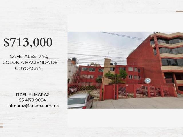 Departamento en venta en Haciendas de Coyoacán, Coyoacán, Ciudad de México