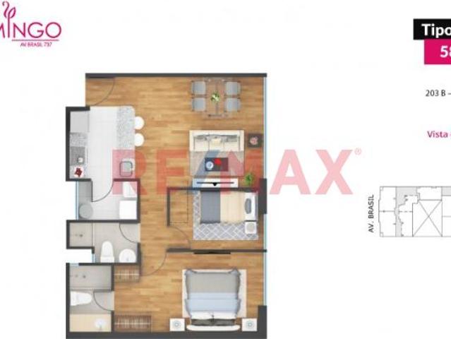 Departamento en venta en Jesus Maria a S/426,000