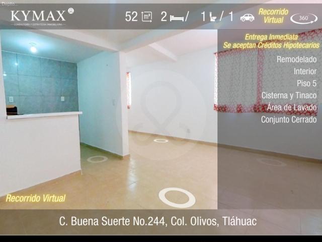 Departamento en Venta en Olivos, Tl?huac, CDMX