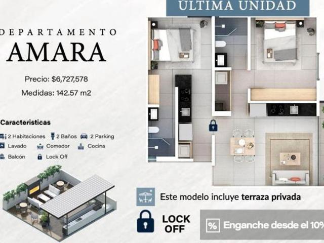 DEPARTAMENTO EN VENTA EN LA AMERICANA