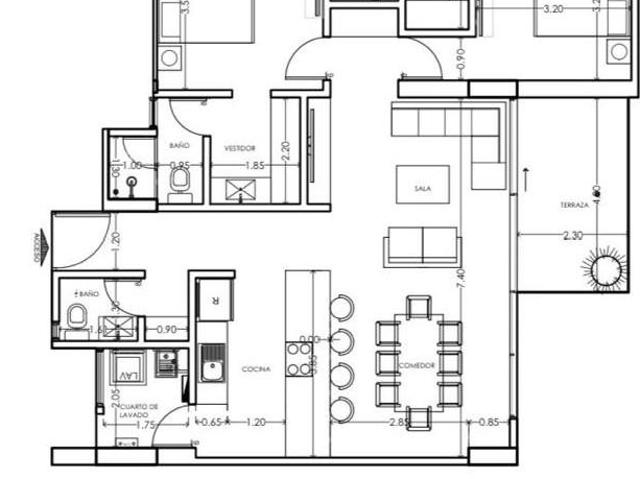 Departamento en venta en la Herradura, pedregal