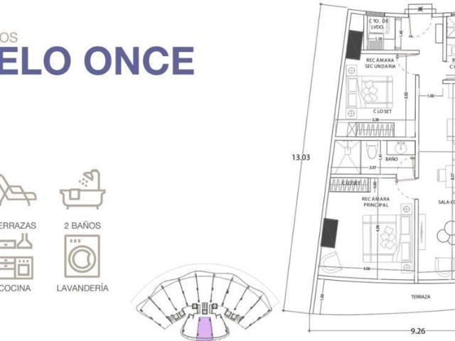 Departamento en venta en Mazatl?n