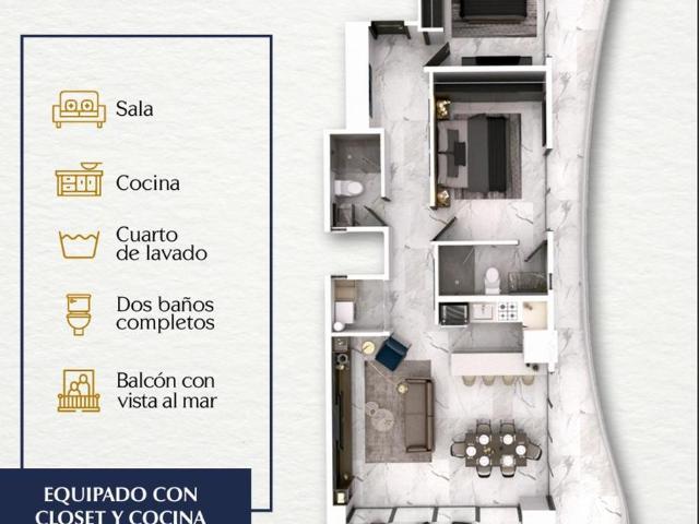 Departamento en venta en Mazatl?n