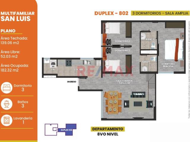 Departamento en venta en Magdalena Del Mar a S/890,000