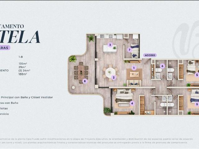 Departamento en Venta en Marsancrisanto, San Crisanto Yucat?n EB WD5473