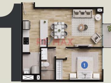Departamento en venta en Miraflores a S/548,096