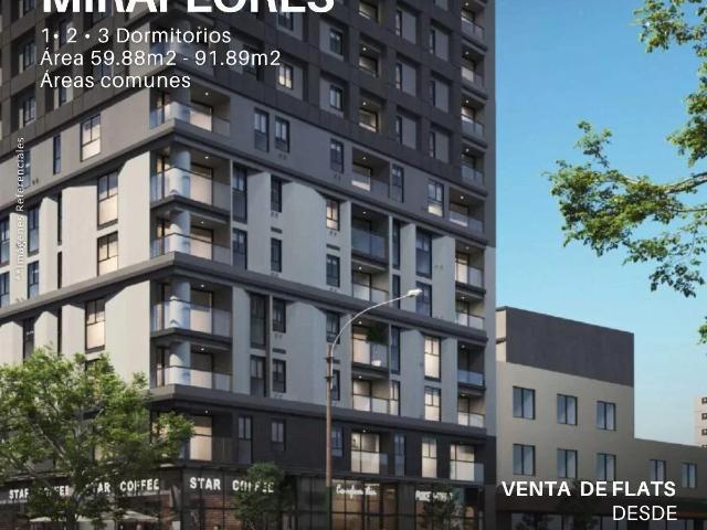 Departamento en venta en Miraflores a S/706,000