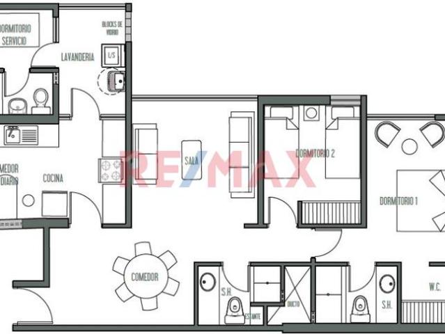 Departamento en venta en Miraflores a S/791,200