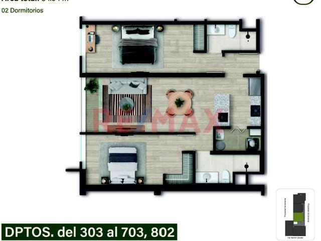 Venta De Departamento De Estreno Cerca De Pardo Y Malecón En Miraflores – Edificio Monogram | Piso 8