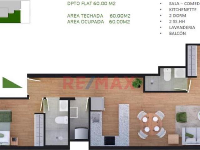Departamento en venta en San Miguel a S/489,000