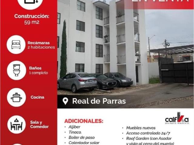 Departamento en venta en Parras, Aguascalientes, Aguascalientes