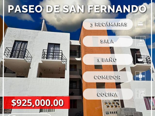 Departamento en venta en Paseo de San Fernando, Soledad de Graciano Sánchez, San Luis Potosí