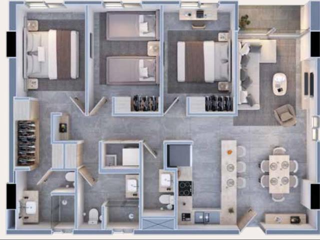 Departamento en venta en Pedregal de la Huasteca en Santa Catarina