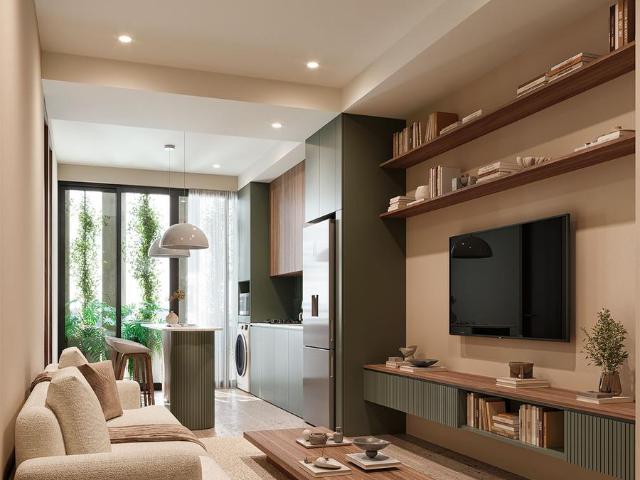 Departamento en venta en Playa del Carmen, con 2 rec?maras a 10 minutos de la 5th avenida y playas