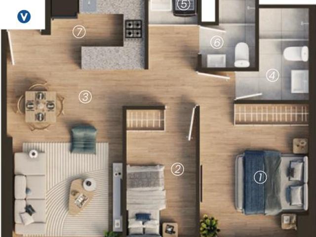 Departamento en venta en Pueblo Libre a $114,526