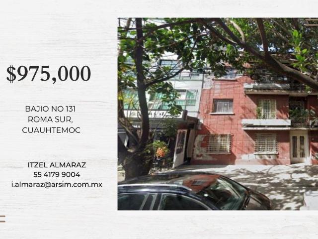 Departamento en venta en Roma Sur, Cuauhtémoc, Ciudad de México
