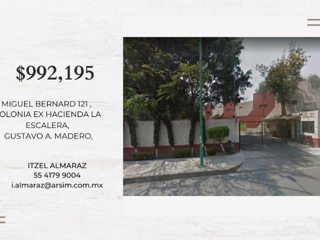 Departamento en venta en Residencial la Escalera, Gustavo A. Madero, Ciudad de México