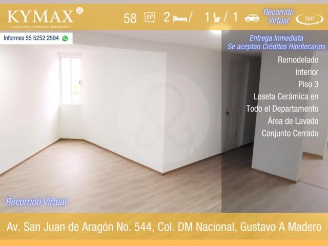 Departamento en Venta en Unidad Torres de San Juan, Gustavo A. Madero, CDMX