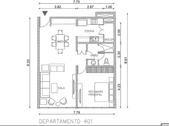 Departamento en venta en Valle Poniente