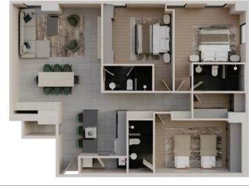 Departamento en venta en Valle Poniente en Santa Catarina