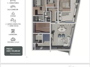 Departamento en venta en Yanahuara a S/750,200