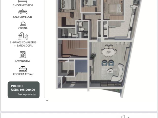 Departamento en venta en Yanahuara a S/750,200