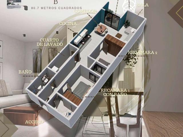 Departamento en venta excelente conectividad Int B
