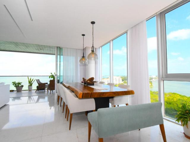 Departamento en Venta frente a la Laguna Residencial Isla Dorada Cancun