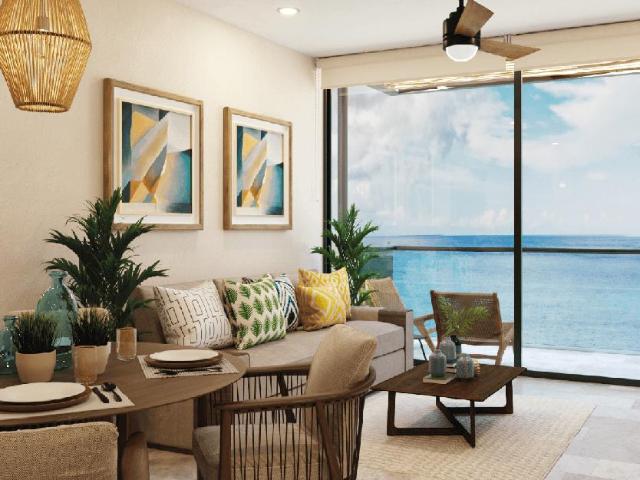 Departamento en venta frente al mar zona hotelera Sur Cozumel