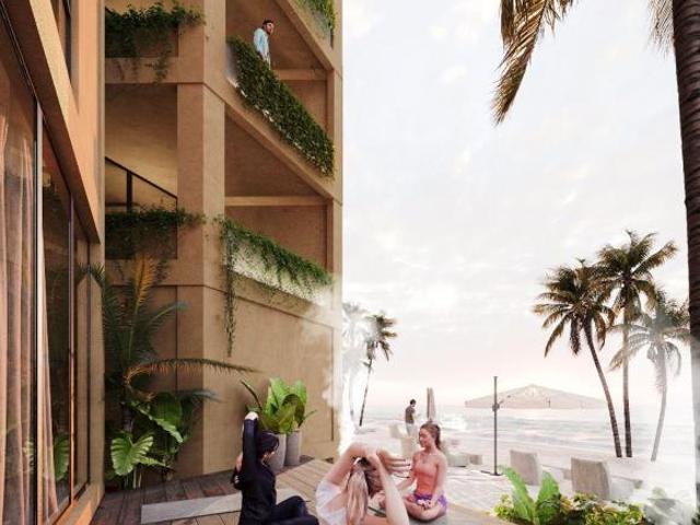 DEPARTAMENTO EN VENTA FRENTE AL MAR EN SAN CRISANTO, YUC. EDV424