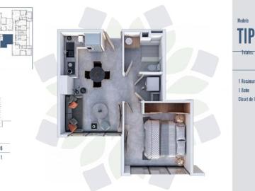 Departamento en Venta Habitat Azul