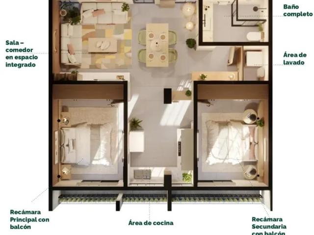 DEPARTAMENTO EN VENTA INT. 103, SAN JUAN DE GUADALUPE, SAN LUIS POTOSI, S.L.P