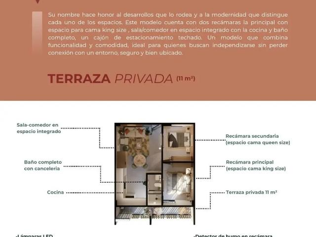 DEPARTAMENTO EN VENTA INT 2 ETAPA 1 SAN JUAN DE GUADALUPE, SAN LUIS POTOSI, S.L.P