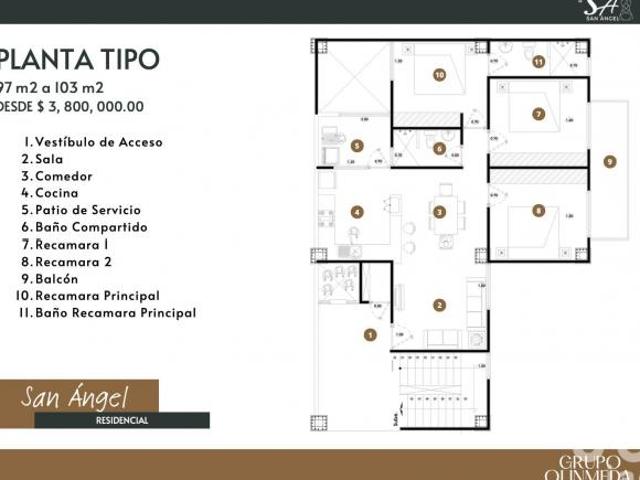 DEPARTAMENTO EN VENTA RESIDENCIAL SAN ANGEL