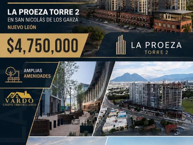 Departamento en Venta. Torre la Proeza, San Nicolas de los Garza, Nuevo Leon