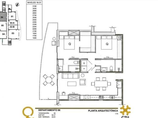 DEPARTAMENTO EN VENTA TORRE QUORUM