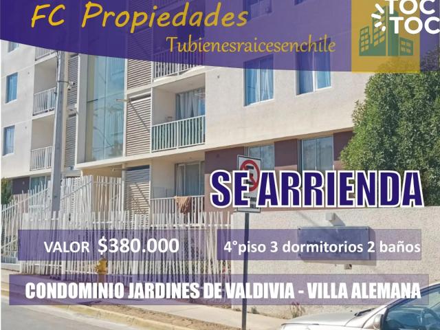 Departamento en Villa Alemana