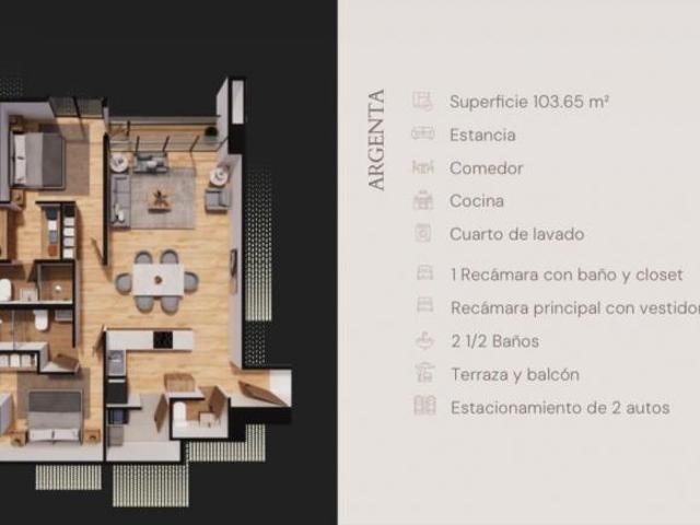 Departamento en Zona Plateada