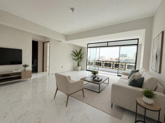 DEPARTAMENTO ESTRENO 93 M2,03 DORMITORIOS, VISTA PARQUE EL CARMEN CON BALCON, PUEBLO LIBRE