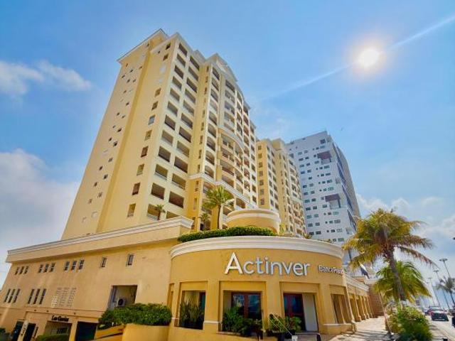 DEPARTAMENTO FRENTE AL MALECON EN TORRE LAS GAVIAS MAZATLAN