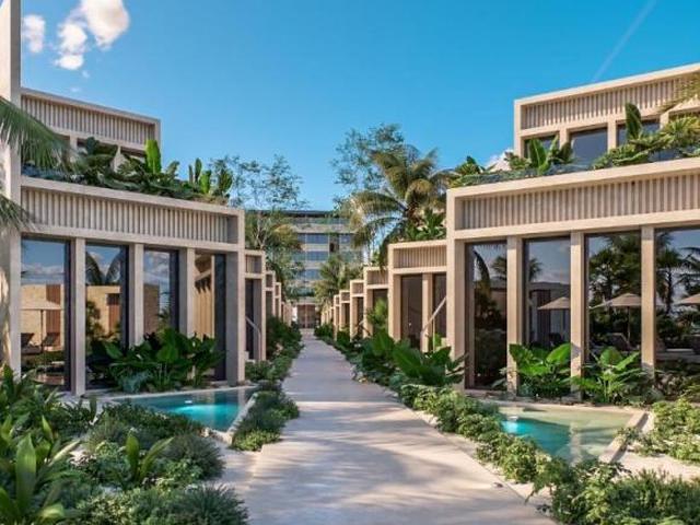 Departamento frente al mar 1 recámara en Sisal, Yucatan Modelo B