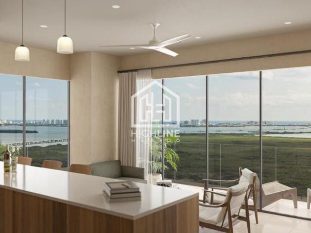 DEPARTAMENTO LOCK OFF EN CANCÚN, 2 HABITACIONES CON VISTA A LA LAGUNA, FACIL ACCESO AL PUENTE NICHUP